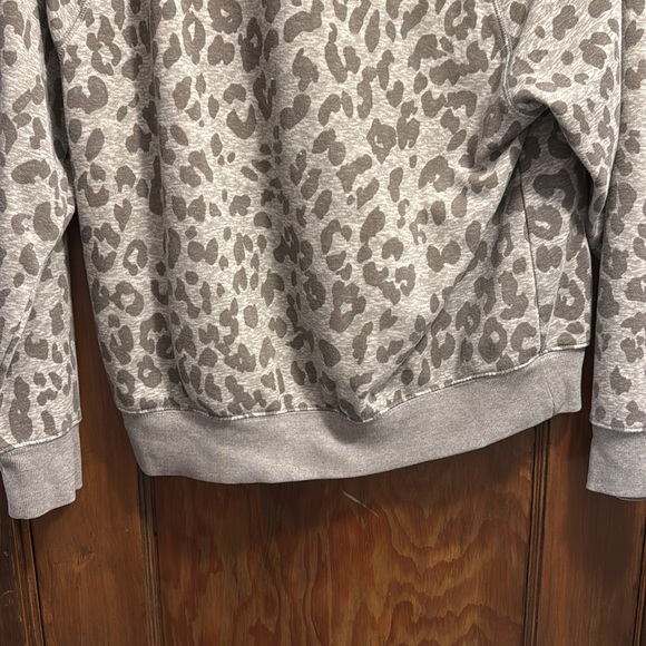 Old Navy Grey Leopard Print Sweatshirt - Picture 11 of 13